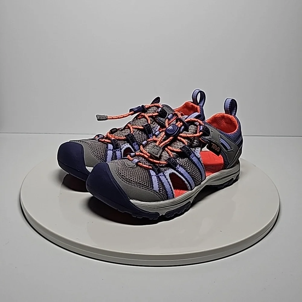 NWOT Teva Manatee Sandal Shoes Closed Toe Water Sporty Hiking Bungee Purple 12